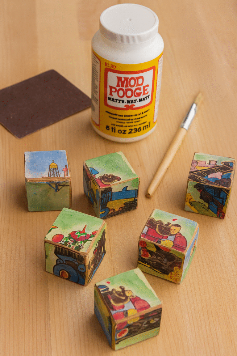 Decorative Wooden Blocks for Toddlers